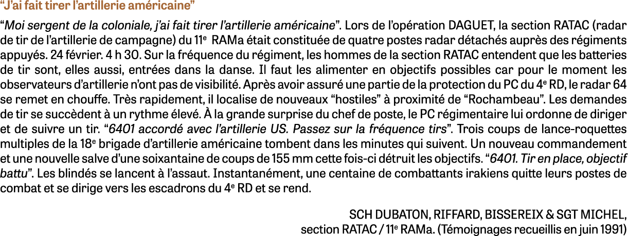  J ai fait tirer l artillerie américaine   Moi sergent de la coloniale, j ai fait tirer l artillerie américaine   Lor   