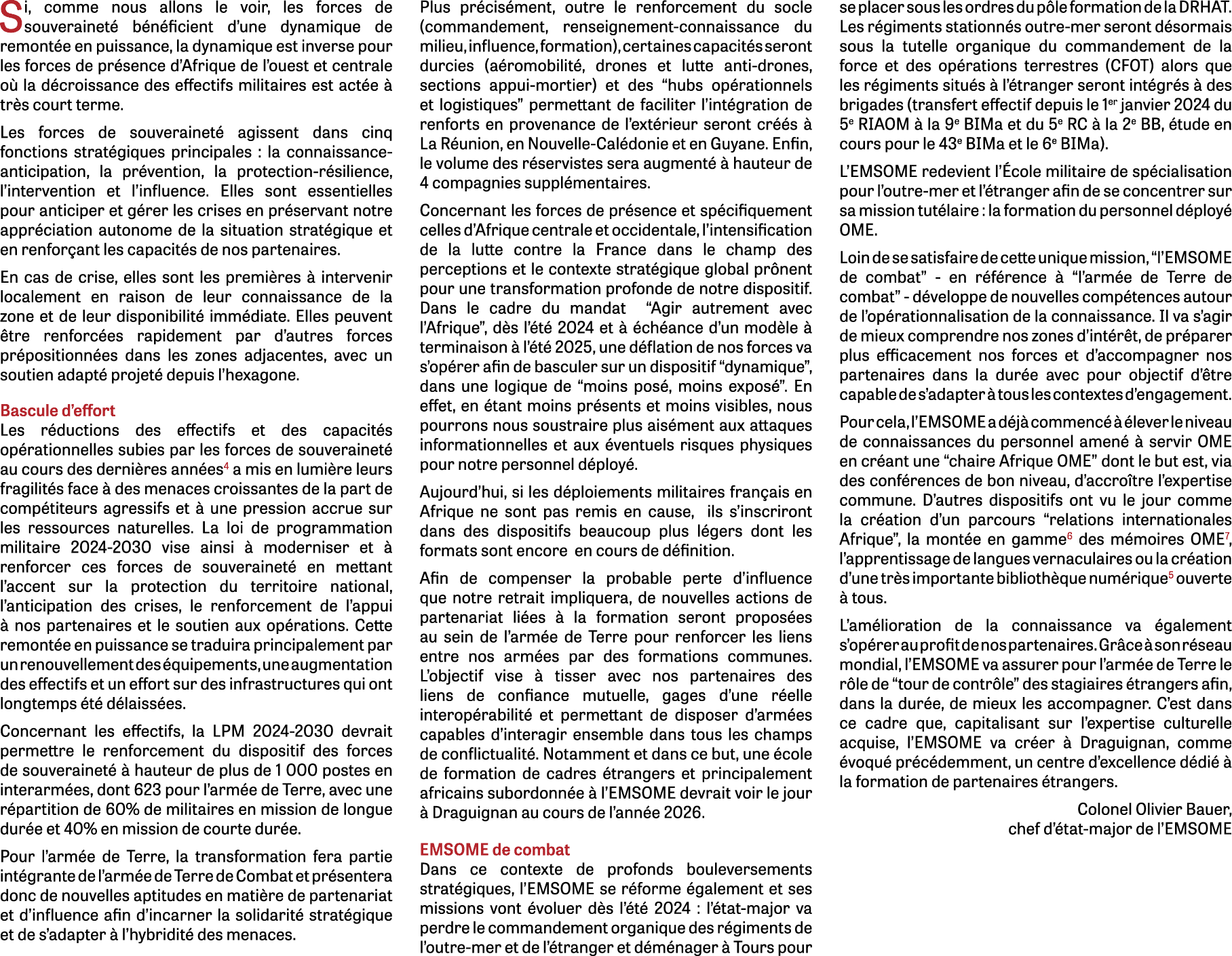 Si, comme nous allons le voir, les forces de souverainet b n ficient d’une dynamique de remont e en puissance, la dy...