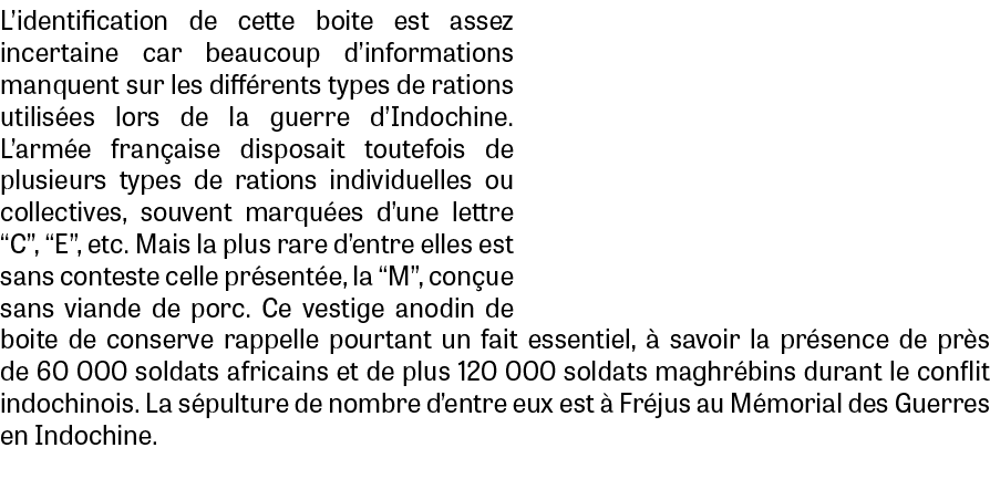 L’identification de cette boite est assez incertaine car beaucoup d’informations manquent sur les diff rents types de...