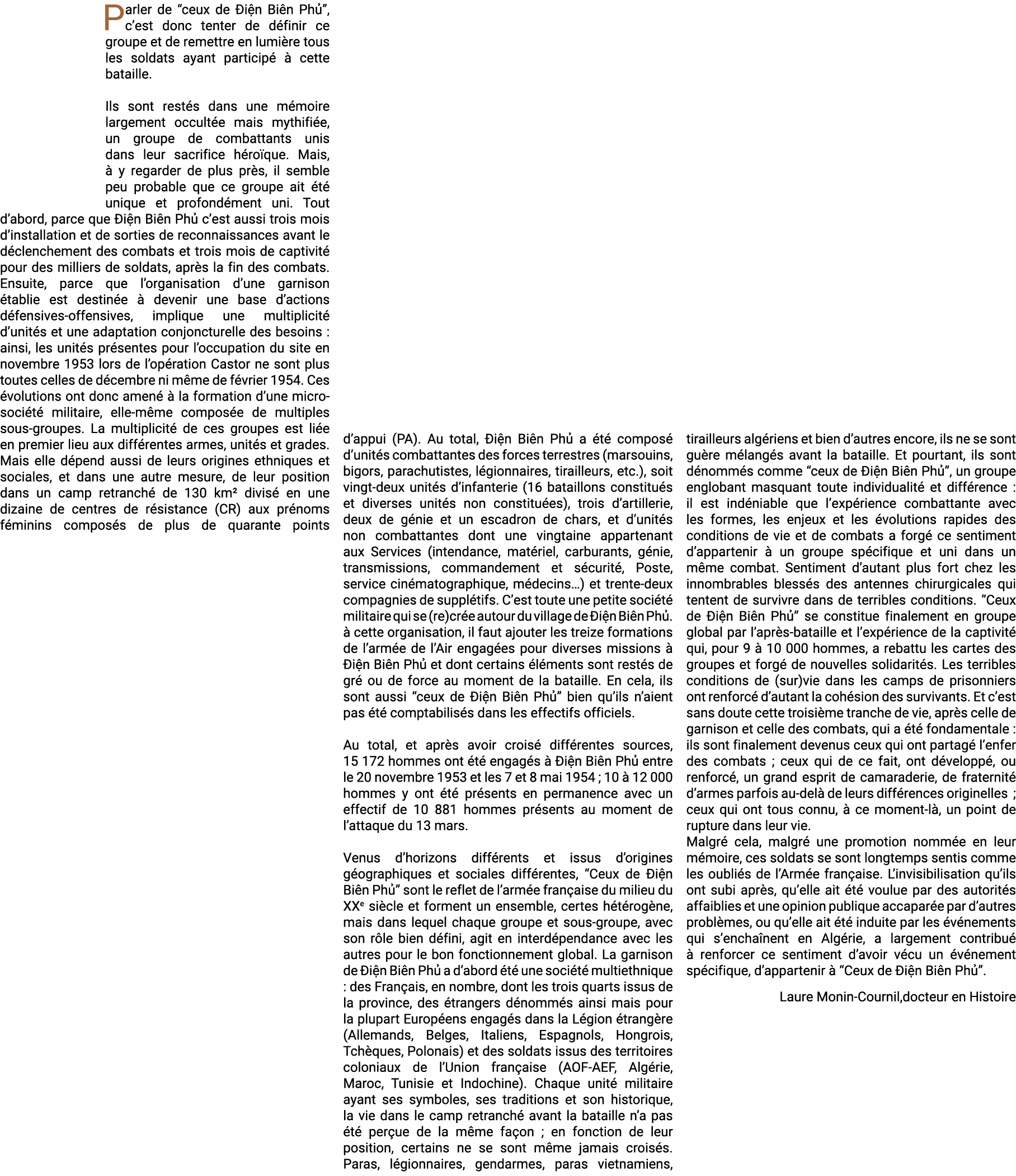 Parler de “ceux de i n Bi n Ph ”, c’est donc tenter de d finir ce groupe et de remettre en lumi re tous les soldats ...