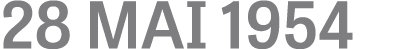 28 MAI 1954