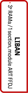 Liban • 3e RAMa / 1 section, module ART FFDJ