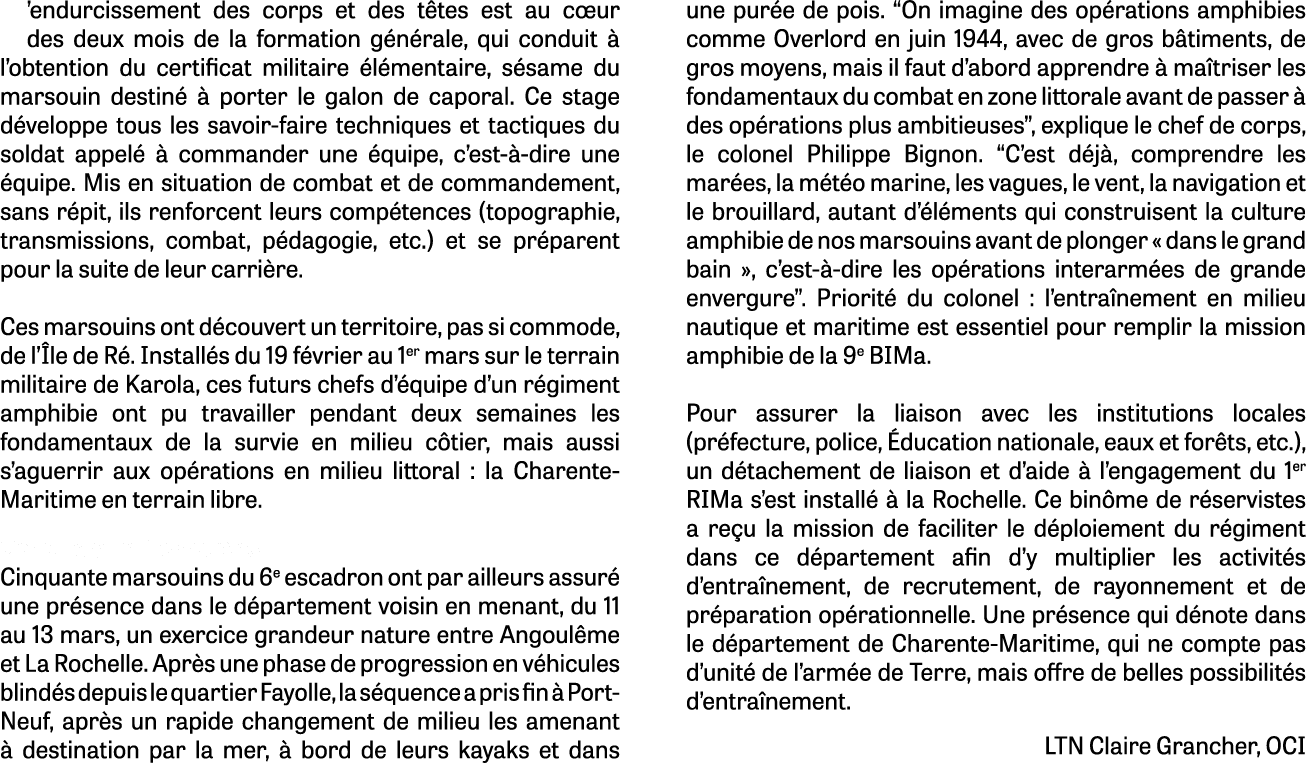 L’endurcissement des corps et des t tes est au c ur des deux mois de la formation g n rale, qui conduit  l’obtention...