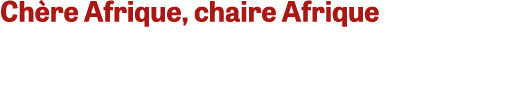 Ch re Afrique, chaire Afrique