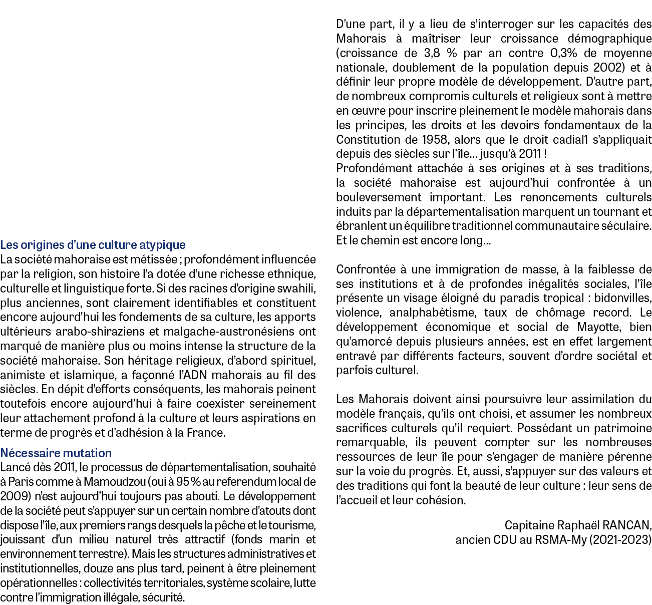 Les origines d’une culture atypique La soci t mahoraise est m tiss e ; profond ment influenc e par la religion, son ...