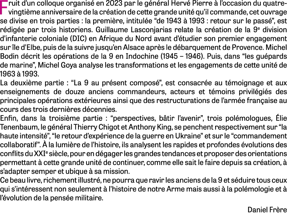 Fruit d’un colloque organis en 2023 par le g n ral Herv  Pierre   l’occasion du quatre-vingti me anniversaire de la ...