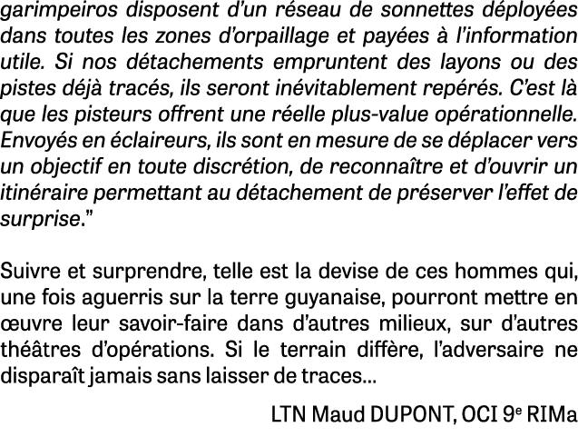 garimpeiros disposent d’un r seau de sonnettes d ploy es dans toutes les zones d’orpaillage et pay es  l’information...