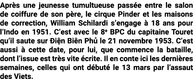 Apr s une jeunesse tumultueuse pass e entre le salon de coiffure de son p re, le cirque Pinder et les maisons de corr...