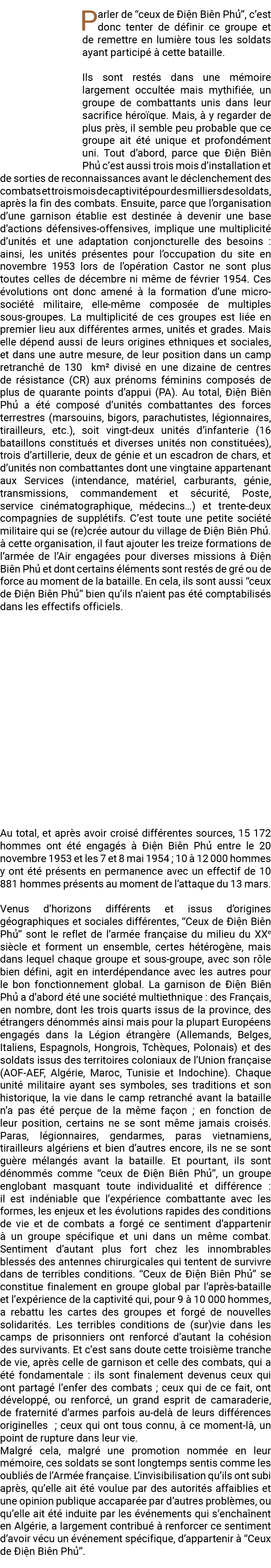Parler de “ceux de i n Bi n Ph ”, c’est donc tenter de d finir ce groupe et de remettre en lumi re tous les soldats ...