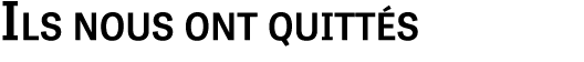Ils nous ont quitt s