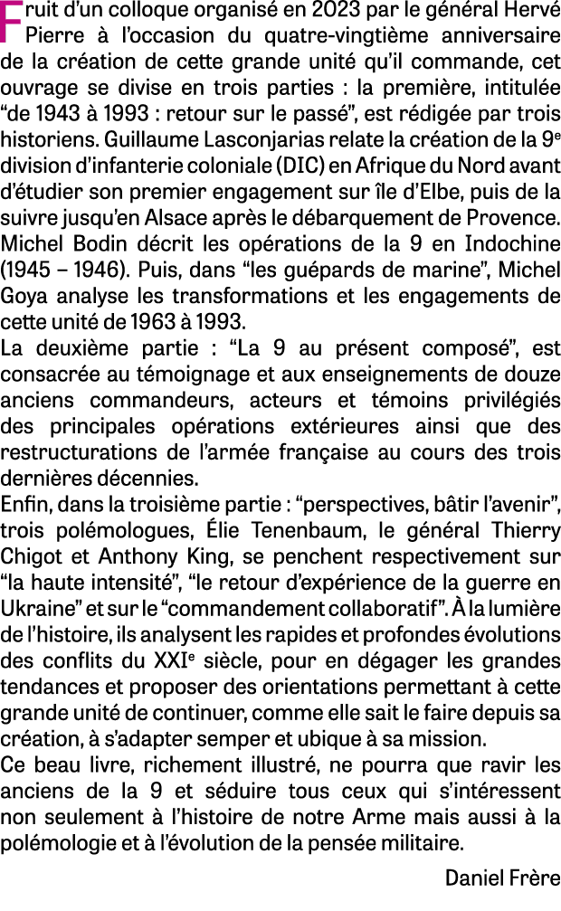 Fruit d’un colloque organis en 2023 par le g n ral Herv  Pierre   l’occasion du quatre-vingti me anniversaire de la ...