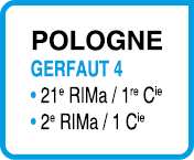 POLOGNE GERFAUT 4 • 21e RIMa / 1re Cie • 2e RIMa / 1 Cie