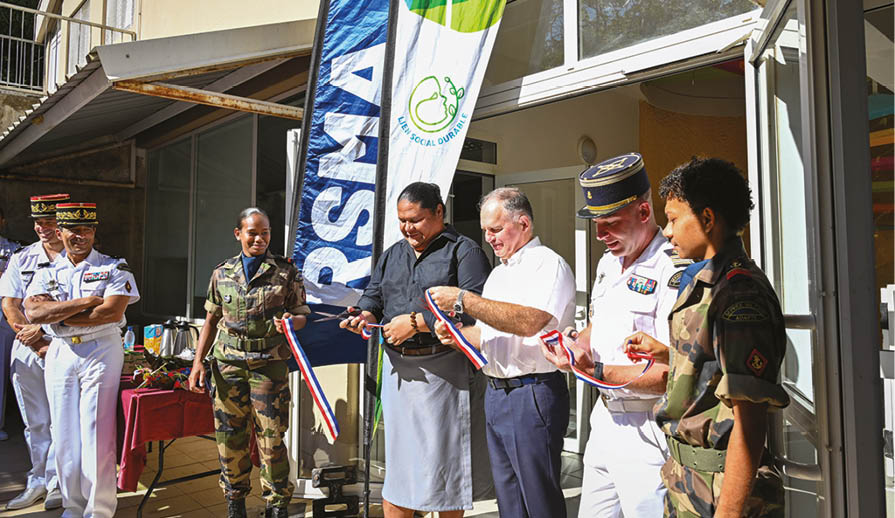 Inauguration de la r sidence du SMA  Noum a en pr sence du Haut-commissaire de la R publique, du COMSUP FANC, du COMSMA, du pr isndet de la SIC et des pr sidents des chambres consulairs