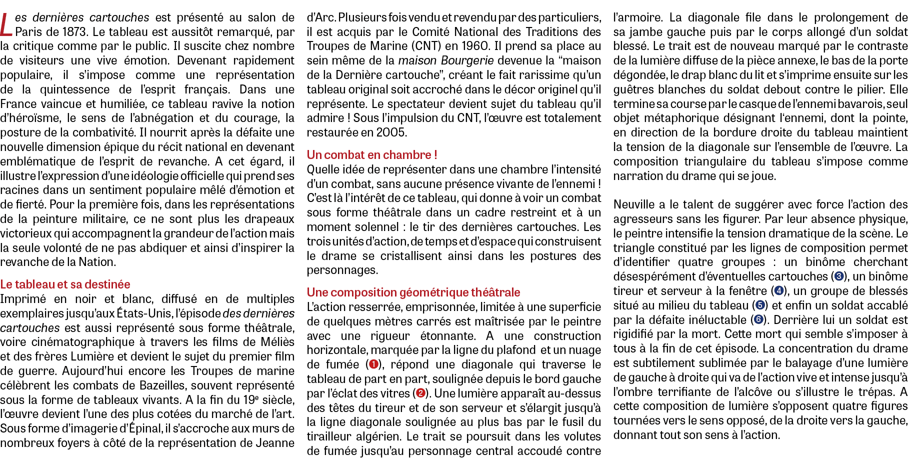 Les derni res cartouches est pr sent au salon de Paris de 1873. Le tableau est aussit t remarqu , par la critique co...