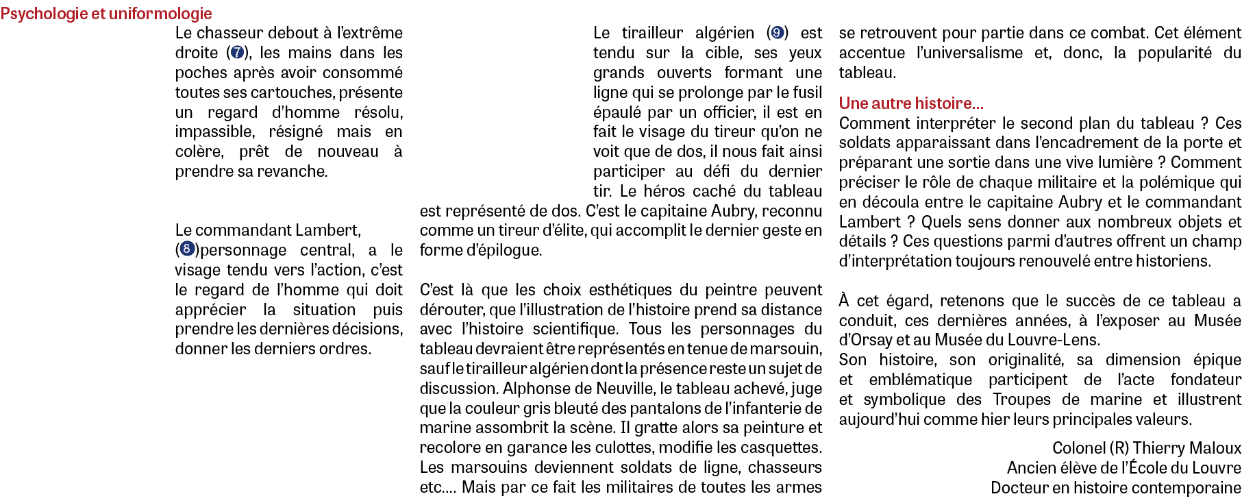 Psychologie et uniformologie Le chasseur debout  l’extr me droite (￼), les mains dans les poches apr s avoir consomm...