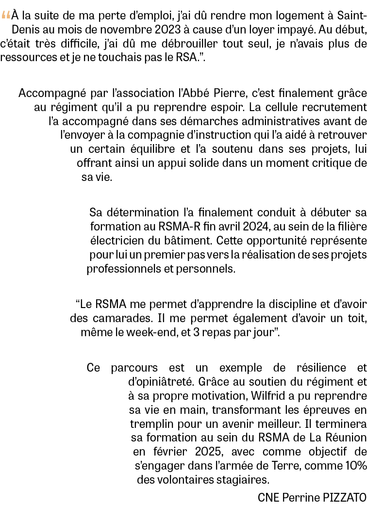 “ la suite de ma perte d’emploi, j’ai d  rendre mon logement   Saint Denis au mois de novembre 2023   cause d’un loy...