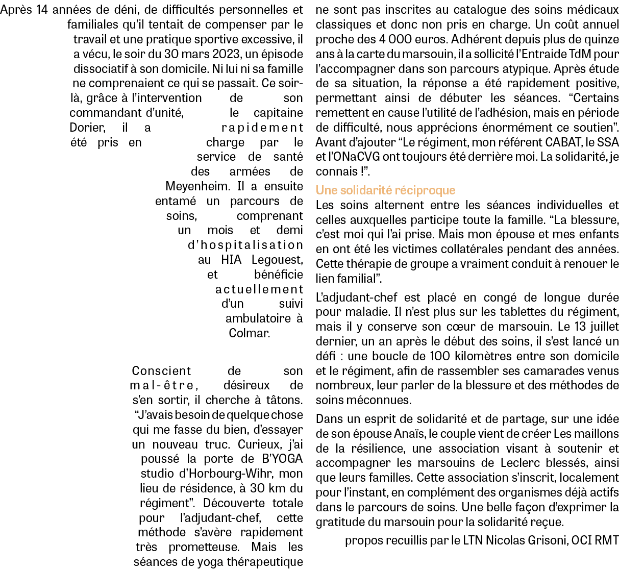 Apr s 14 ann es de d ni, de difficult s personnelles et familiales qu’il tentait de compenser par le travail et une p...