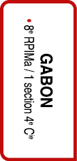 GABON • 8e RPIMa / 1 section 4e Cie