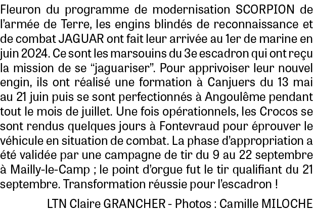 Fleuron du programme de modernisation SCORPION de l’arm e de Terre, les engins blind s de reconnaissance et de combat...