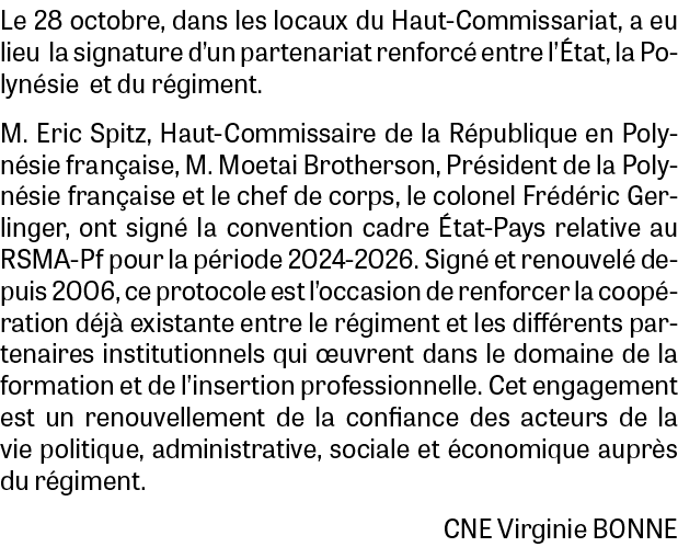 Le 28 octobre, dans les locaux du Haut Commissariat, a eu lieu la signature d’un partenariat renforc entre l’ tat, l...