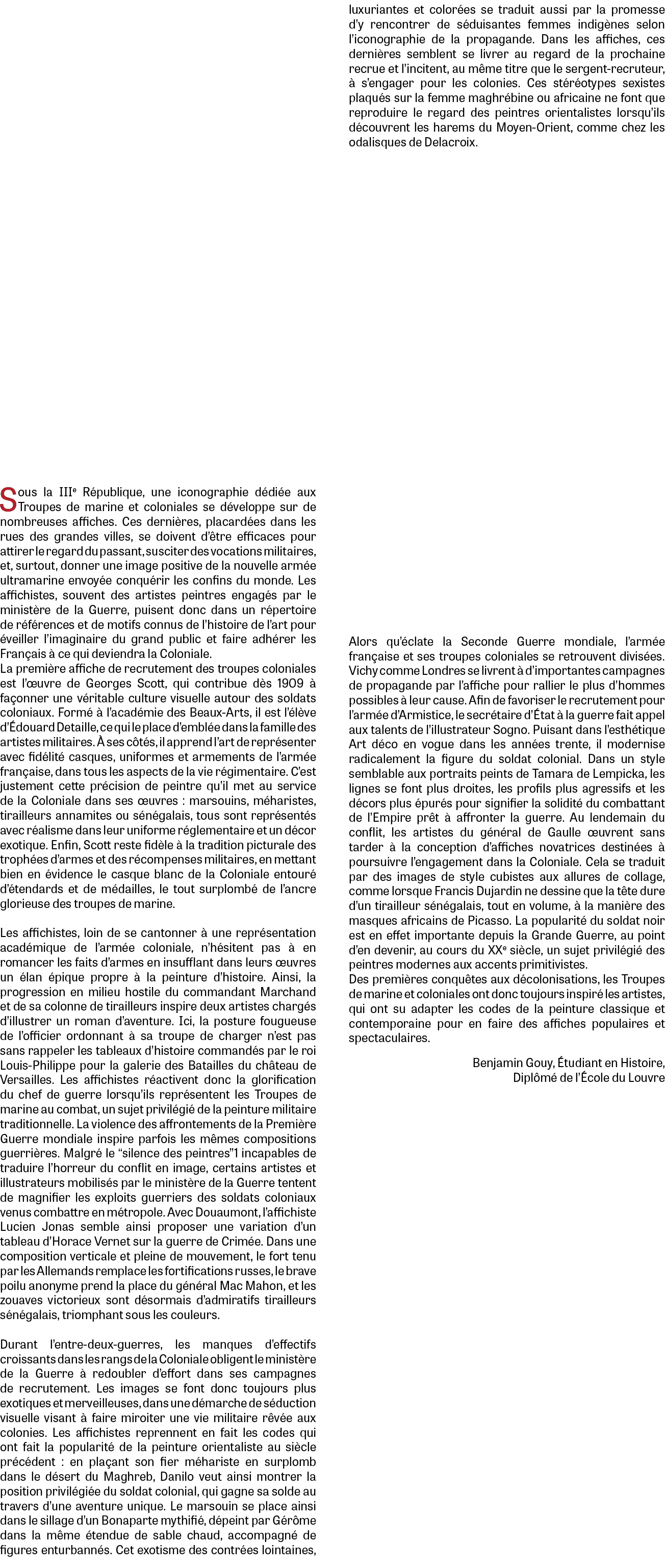 Sous la IIIe R publique, une iconographie d di e aux Troupes de marine et coloniales se d veloppe sur de nombreuses a...