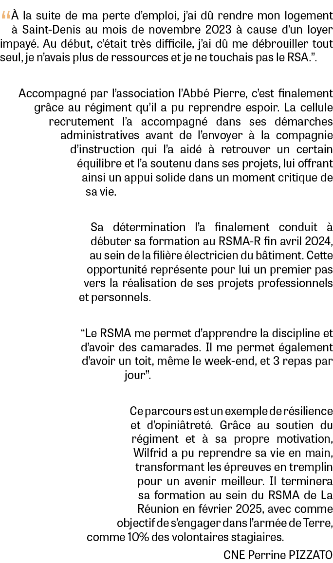 “ la suite de ma perte d’emploi, j’ai d  rendre mon logement   Saint Denis au mois de novembre 2023   cause d’un loy...