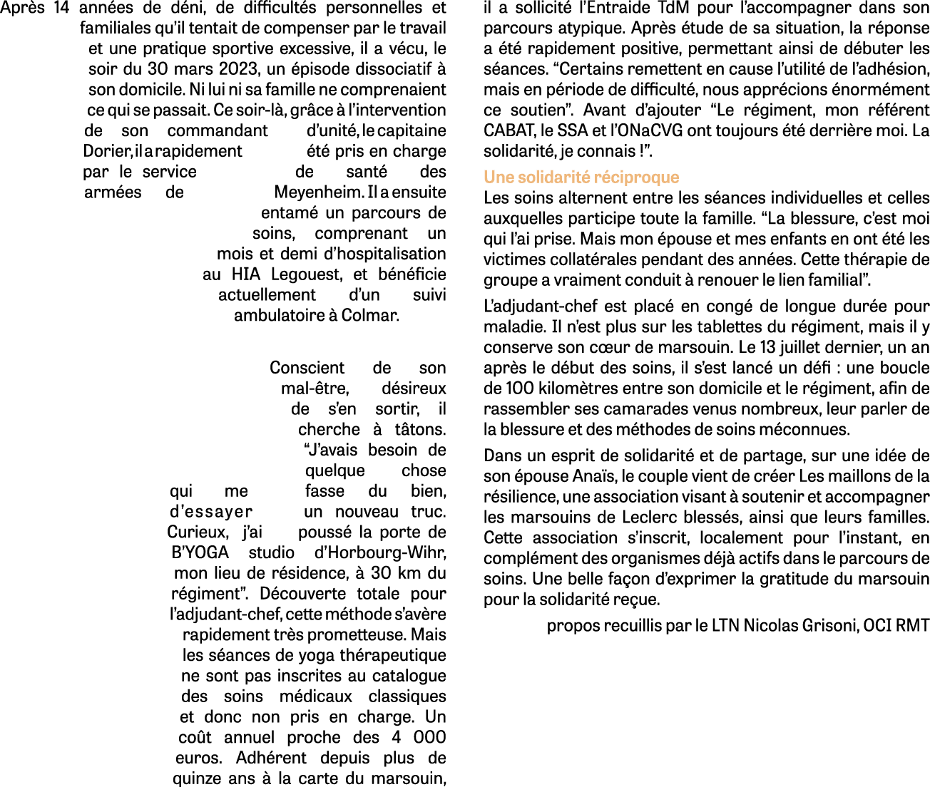 Apr s 14 ann es de d ni, de difficult s personnelles et familiales qu’il tentait de compenser par le travail et une p...