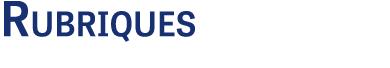 Rubriques