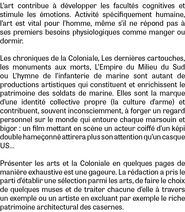 L’art contribue  d velopper les facult s cognitives et stimule les  motions. Activit  sp cifiquement humaine, l’art ...