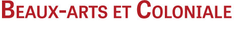 Beaux arts et Coloniale