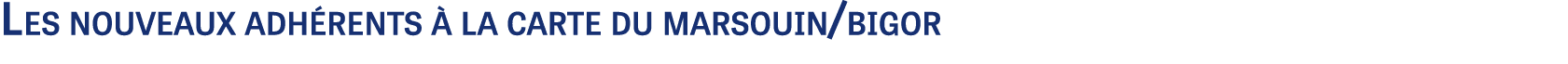 Les nouveaux adh rents  la carte du marsouin/bigor