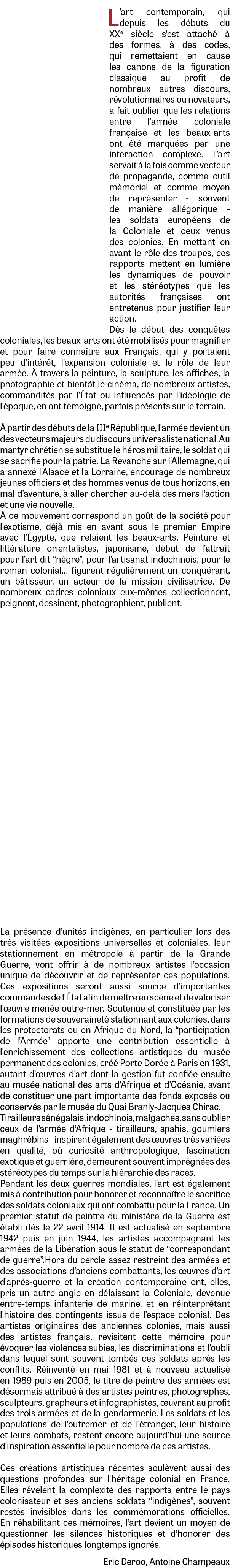 L’art contemporain, qui depuis les d buts du XXe si cle s’est attach   des formes,   des codes, qui remettaient en c...