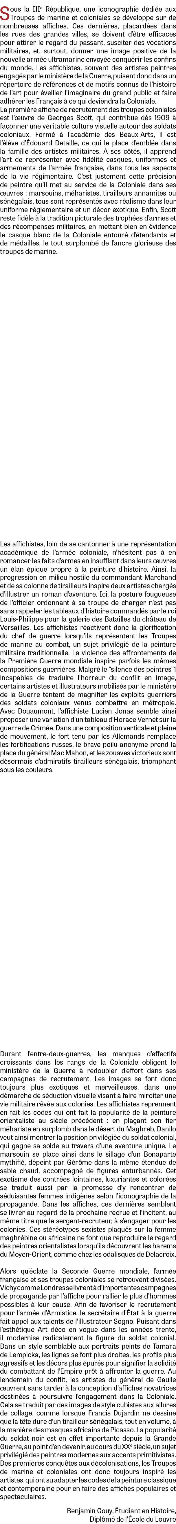 Sous la IIIe R publique, une iconographie d di e aux Troupes de marine et coloniales se d veloppe sur de nombreuses a...
