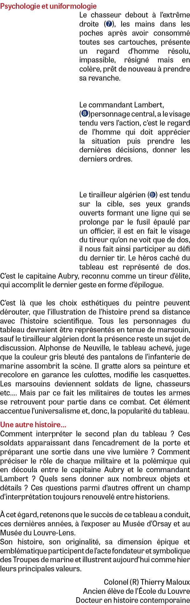 Psychologie et uniformologie Le chasseur debout  l’extr me droite (￼), les mains dans les poches apr s avoir consomm...
