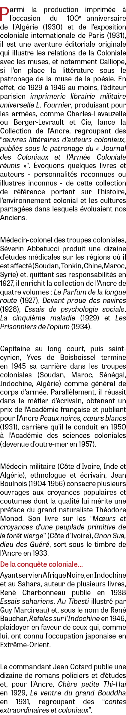 Parmi la production imprim e  l’occasion du 100e anniversaire de l’Alg rie (1930) et de l’exposition coloniale inter...