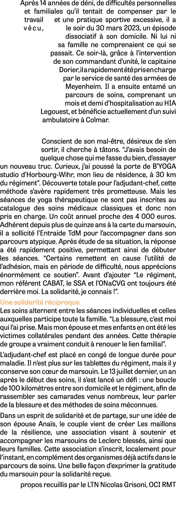 Apr s 14 ann es de d ni, de difficult s personnelles et familiales qu’il tentait de compenser par le travail et une p...