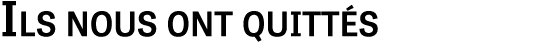 Ils nous ont quitt s