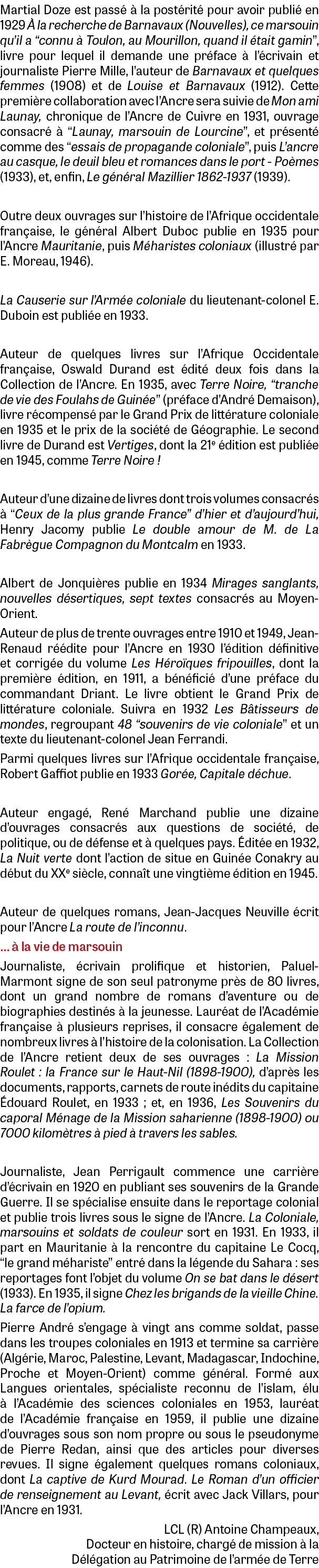 Martial Doze est pass   la post rit  pour avoir publi  en 1929   la recherche de Barnavaux (Nouvelles), ce marsouin ...
