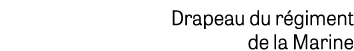 Drapeau du r giment de la Marine