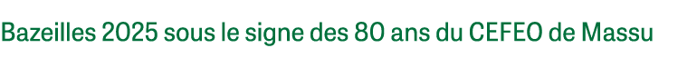 Bazeilles 2025 sous le signe des 80 ans du CEFEO de Massu 