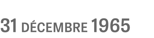 31 d cembre 1965