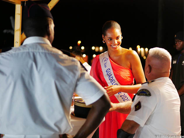 Miss Guadeloupe invit e d'honneur de la c r monie