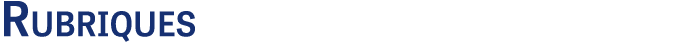 Rubriques