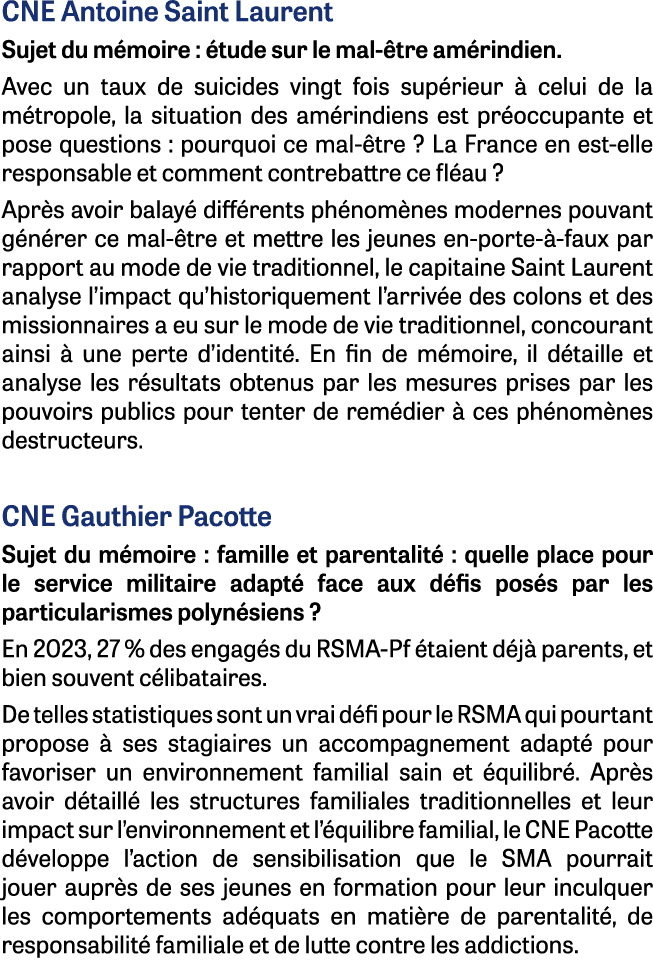 CNE Antoine Saint Laurent Sujet du m moire : tude sur le mal  tre am rindien. Avec un taux de suicides vingt fois su...