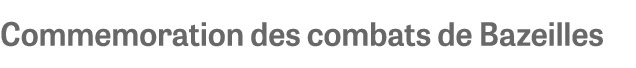 Commemoration des combats de Bazeilles
