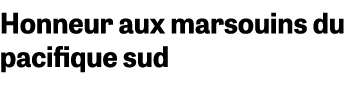 Honneur aux marsouins du pacifique sud