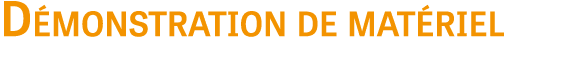 D monstration de mat riel