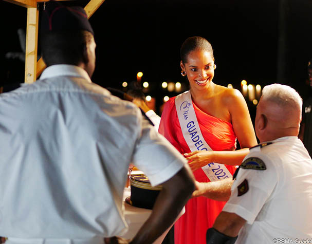 Miss Guadeloupe invit e d'honneur de la c r monie