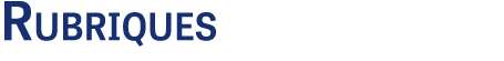 Rubriques
