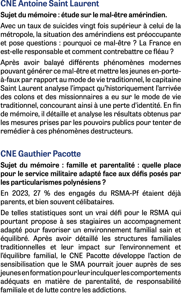 CNE Antoine Saint Laurent Sujet du m moire : tude sur le mal  tre am rindien. Avec un taux de suicides vingt fois su...